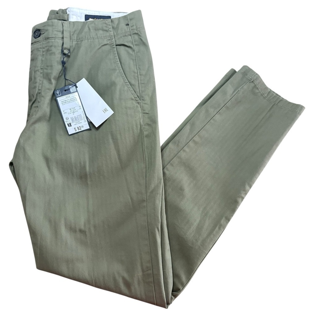 Piombo Olive Chinos